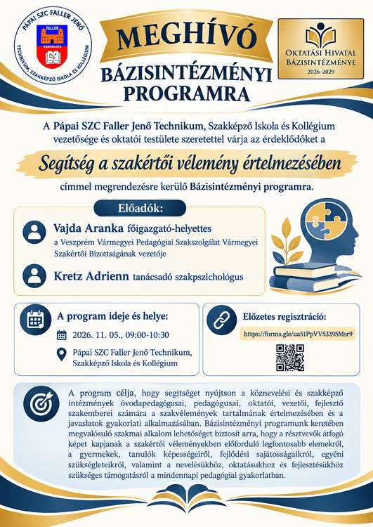Meghívó Bázisintézményi programra
