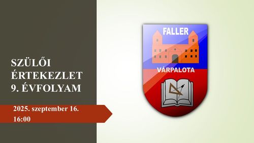 SZÜLŐI ÉRTEKEZLET